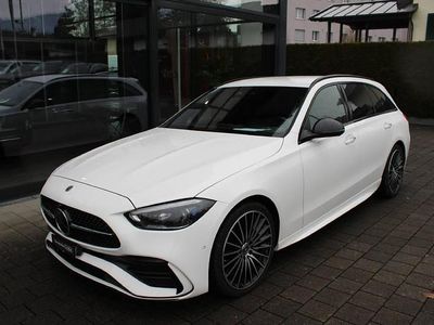 Gebraucht Mercedes C220 AMG line 200 PS (147 kW) 2023 Weiss Kombi