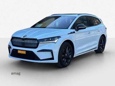 Gebraucht Skoda Enyaq iV SportLine 194 kW (265 PS) 2022 Moon weiss, metallic SUV
