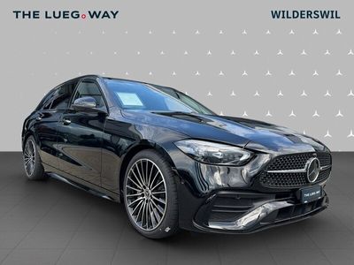 Schwarz Gebraucht 2024 Mercedes C200 AMG line Kombi | CHF 66’900