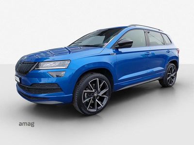 Race blau, metallic Gebraucht 2020 Skoda Karoq SportLine SUV | CHF 26’900 (Fairer Preis)