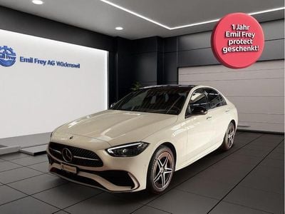 Weiss Gebraucht 2023 Mercedes C300e AMG line Limousine | CHF 53’850 (Etwas zu teuer)