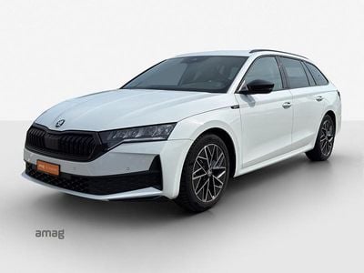 Moon weiss, metallic Gebraucht 2024 Skoda Octavia SportLine Kombi | CHF 35’490 (Fairer Preis)