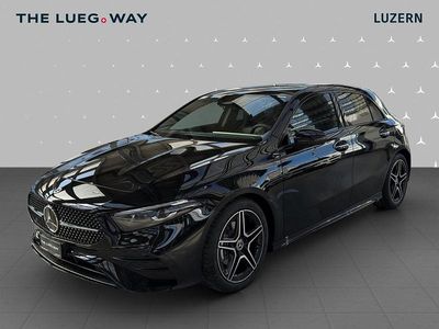 Neu Mercedes A200 Night 163 PS (119 kW) 2025 Schwarz Limousine