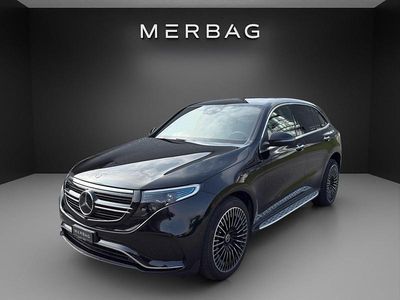 Schwarz Gebraucht 2021 Mercedes EQC400 AMG line SUV | CHF 33’900 (Fairer Preis)