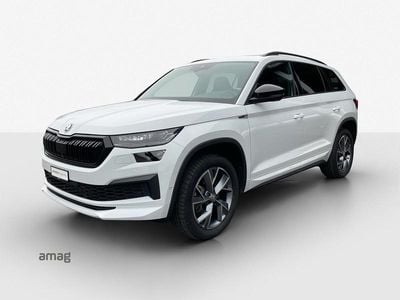 Moon weiss, metallic Gebraucht 2024 Skoda Kodiaq SportLine SUV | CHF 46’490 (Etwas zu teuer)
