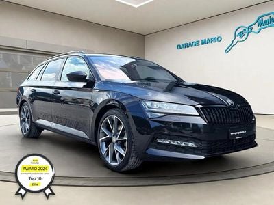 Schwarz Gebraucht 2025 Skoda Superb SportLine Kombi | CHF 38’650 (Teuer)