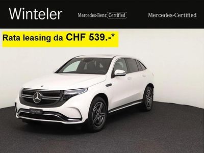 Weiss Gebraucht 2020 Mercedes EQC400 AMG line SUV | CHF 43’900