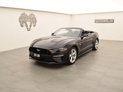 Schwarz Gebraucht 2020 Ford Mustang GT Convertible Cabrio | CHF 53’900 (Teuer)