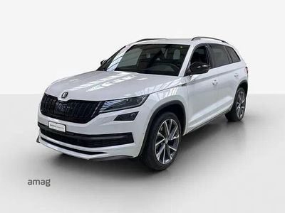 Moon weiss, metallic Gebraucht 2021 Skoda Kodiaq SportLine SUV | CHF 35’900 (Fairer Preis)