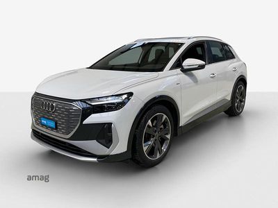 Gletscherweiss metallic Gebraucht 2021 Audi Q4 e-tron Basis SUV | CHF 33’200 (Fairer Preis)