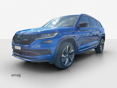 Race blau, metallic Gebraucht 2019 Skoda Kodiaq RS SUV | CHF 30’890 (Fairer Preis)