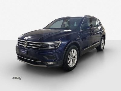 Atlantic blue métalisée Gebraucht 2019 VW Tiguan Highline SUV | CHF 24’990 (Guter Preis)