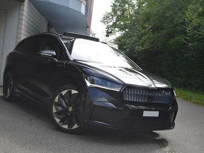 Schwarz Gebraucht 2025 Skoda Enyaq iV SportLine SUV | CHF 30’750 (Superpreis)