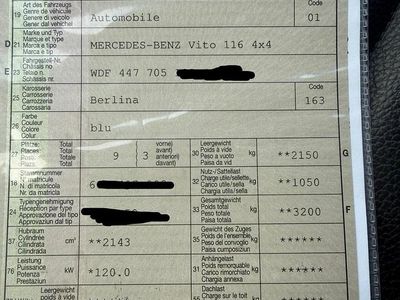 Gebraucht 2018 Mercedes Vito Van | CHF 24’999 (Etwas zu teuer)