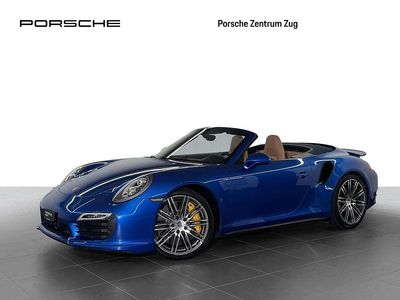 Blau Gebraucht 2015 Porsche 911 Turbo S Cabriolet Cabrio | CHF 105’500