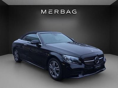 Schwarz Gebraucht 2019 Mercedes C400 AMG line Cabrio | CHF 42’900 (Etwas zu teuer)
