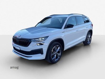 Moon weiss, metallic Gebraucht 2022 Skoda Kodiaq SportLine SUV | CHF 34’990 (Fairer Preis)