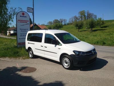 Gebraucht VW Caddy Maxi Trendline 122 PS (89 kW) 2018 Weiss Van / Kleinbus