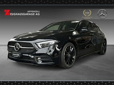 Schwarz Gebraucht 2022 Mercedes A250 AMG line Limousine | CHF 48’500