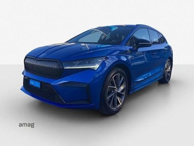Race blau, metallic Gebraucht 2021 Skoda Enyaq iV SportLine SUV | CHF 25’700 (Fairer Preis)