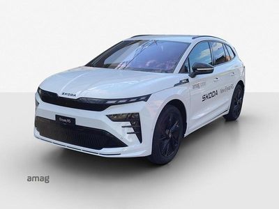 Moon weiss, metallic Gebraucht 2025 Skoda Enyaq iV RS SUV | CHF 53’990 (Fairer Preis)