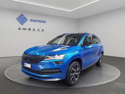 Blau Gebraucht 2025 Skoda Karoq SportLine SUV | CHF 26’650 (Superpreis)