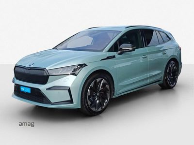 Gebraucht Skoda Enyaq iV SportLine 194 kW (265 PS) 2021 Arctic silber, metallic SUV