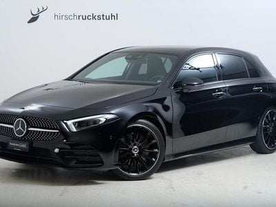 Schwarz Gebraucht 2022 Mercedes A250 AMG line Limousine | CHF 32’700 (Guter Preis)