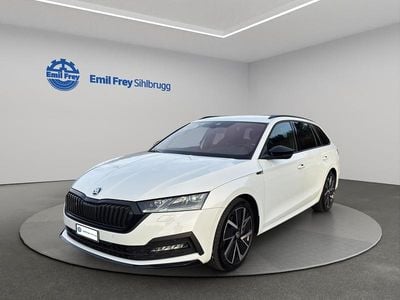 Weiss Gebraucht 2023 Skoda Octavia SportLine Kombi | CHF 33’800 (Teuer)