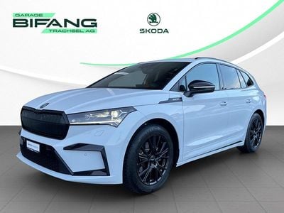 Weiss Gebraucht 2022 Skoda Enyaq iV SportLine SUV | CHF 26’220 (Fairer Preis)