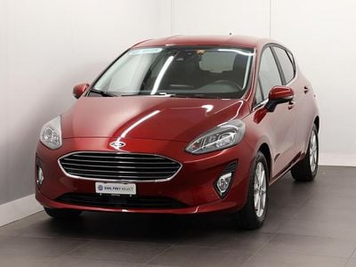 Gebraucht Ford Fiesta Titanium 125 PS (91 kW) 2021 Rot Limousine