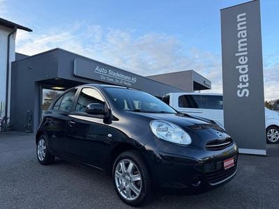 Schwarz Gebraucht 2013 Nissan Micra Acenta Kleinwagen | CHF 10’900 (Teuer)
