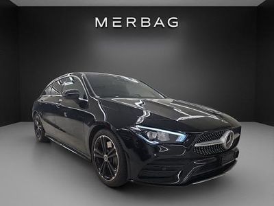 Schwarz Gebraucht 2021 Mercedes CLA250 Shooting Brake AMG line Kombi | CHF 31’900 (Superpreis)