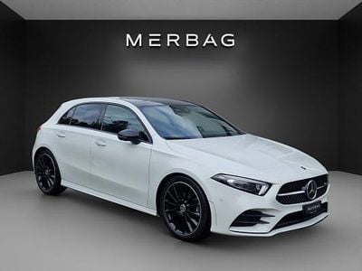 Weiss Gebraucht 2021 Mercedes A200 AMG line Limousine | CHF 21’900 (Superpreis)