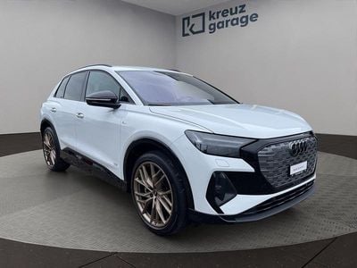 Weiss Gebraucht 2024 Audi Q4 e-tron Ambiente SUV | CHF 52’500 (Etwas zu teuer)