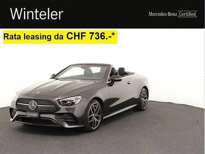 Grau Gebraucht 2022 Mercedes E450 AMG line Cabrio | CHF 58’800 (Guter Preis)