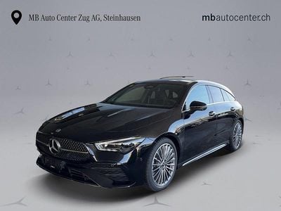 Schwarz Gebraucht 2024 Mercedes CLA250e Shooting Brake AMG line Kombi | CHF 47’900 (Guter Preis)