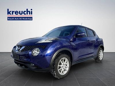 Blau Gebraucht 2017 Nissan Juke Tekna SUV | CHF 11’300 (Etwas zu teuer)