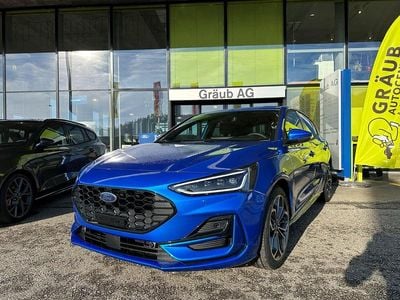 Blau Gebraucht 2022 Ford Focus ST-Line X Limousine | CHF 23’900 (Teuer)