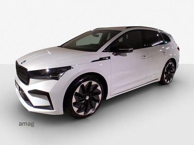 Moon weiss, metallic Gebraucht 2021 Skoda Enyaq iV SportLine SUV | CHF 23’500 (Fairer Preis)