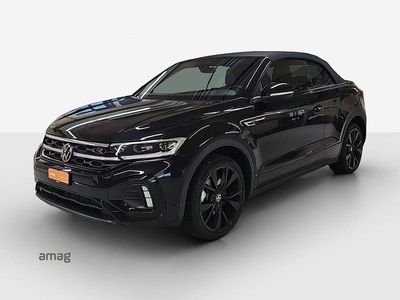 Gebraucht VW T-Roc Cabriolet R-line 150 PS (110 kW) 2021 Deepblack perleffekt Cabrio
