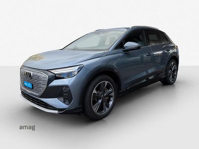 Geysirblau metallic Gebraucht 2021 Audi Q4 e-tron Ambiente SUV | CHF 33’990 (Fairer Preis)