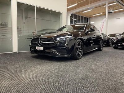 Schwarz Gebraucht 2023 Mercedes C220 AMG line Kombi | CHF 47’900 (Teuer)