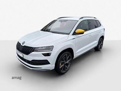 Moon weiss, metallic Gebraucht 2021 Skoda Karoq SportLine SUV | CHF 27’790 (Fairer Preis)