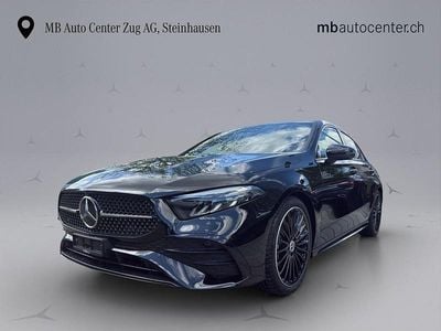 Schwarz Gebraucht 2025 Mercedes A200 AMG line Limousine | CHF 45’600 (Teuer)