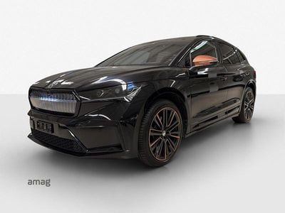 Gebraucht Skoda Enyaq iV 194 kW (265 PS) 2021 Magic schwarz, perleffekt SUV