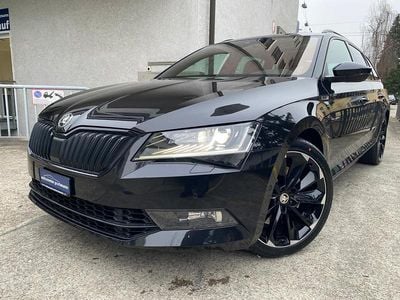 Schwarz Gebraucht 2019 Skoda Superb SportlinePlus Kombi | CHF 29’960 (Fairer Preis)