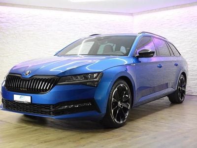 Blau Gebraucht 2025 Skoda Superb SportLine Kombi | CHF 36’150 (Fairer Preis)