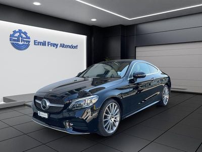 Schwarz Gebraucht 2022 Mercedes C300e AMG line Coupé | CHF 44’700 (Fairer Preis)