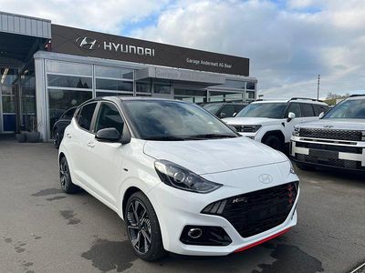 Neu Hyundai i10 N Line 90 PS (66 kW) 2025 Weiss Kleinwagen
